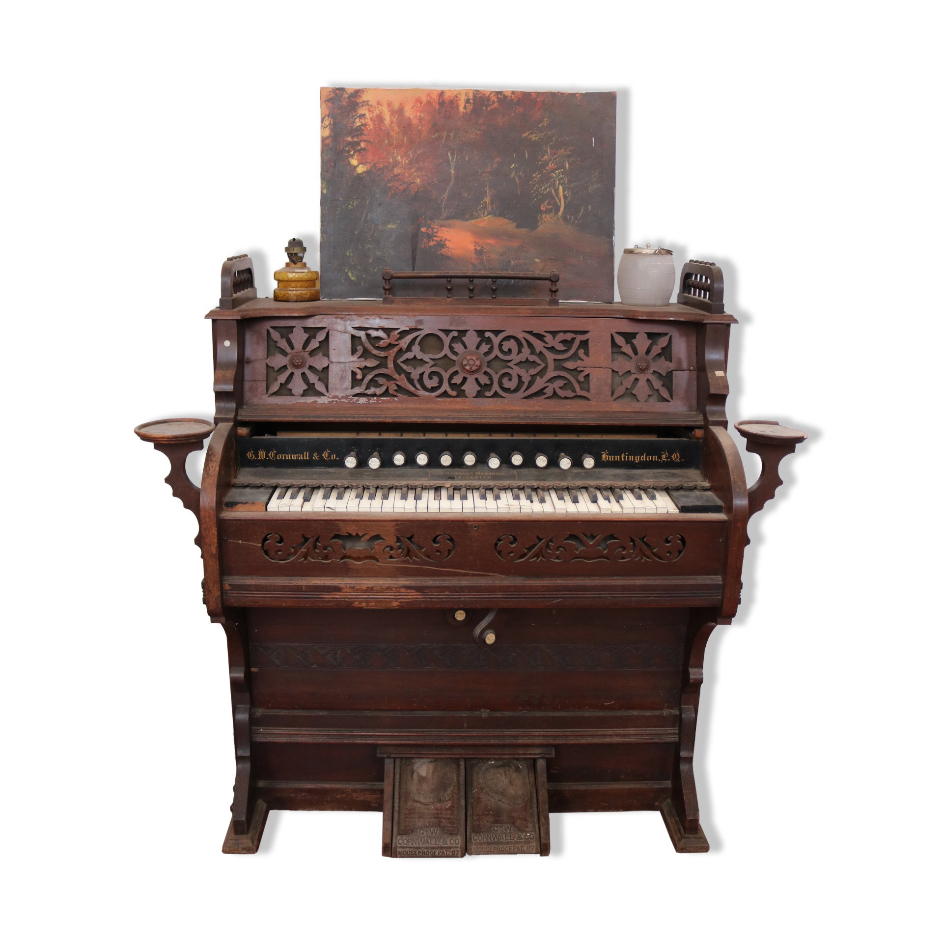 Antico organo in legno. Epoca fine '800